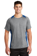 Sport-Tek Men's Heather Colorblock Contender Tee