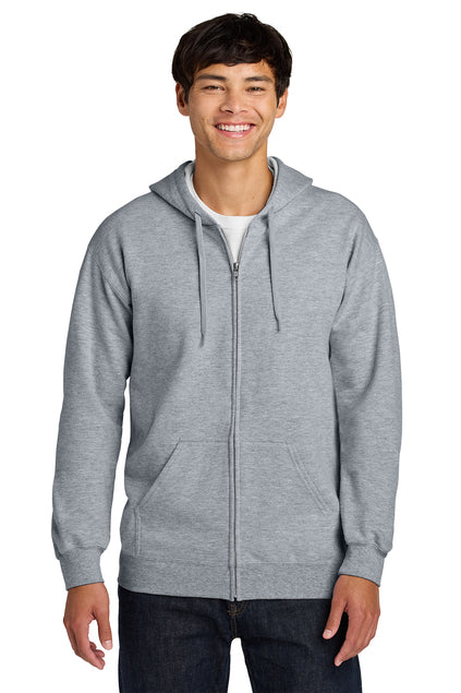 Gildan Men's Softstyle Midweight Fleece Full-Zip Hooded Sweatshirt SF600