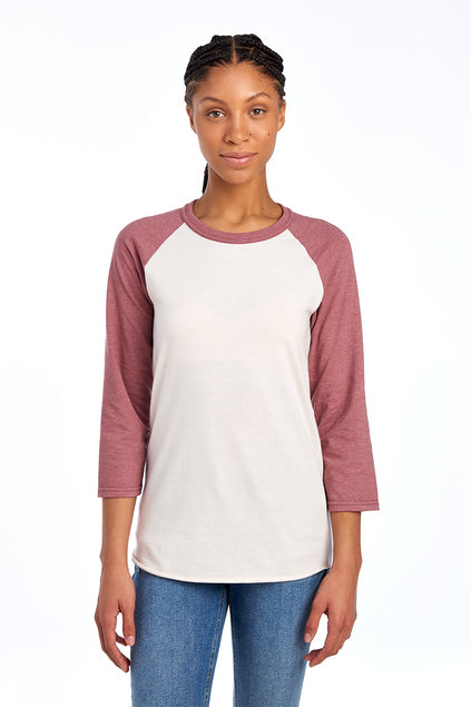 JERZEES Unisex Premium Blend Combed Ring Spun 3/4-Sleeve Raglan T-Shirt 560R Mens Apparel Shirts & Tops