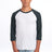 JERZEES Unisex Premium Blend Combed Ring Spun 3/4-Sleeve Raglan T-Shirt 560R Mens Apparel Shirts & Tops