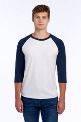 JERZEES Unisex Premium Blend Combed Ring Spun 3/4-Sleeve Raglan T-Shirt 560R Mens Apparel Shirts & Tops