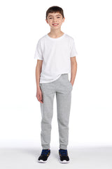 JERZEES Youth NuBlend Jogger Fleece Pants 975B