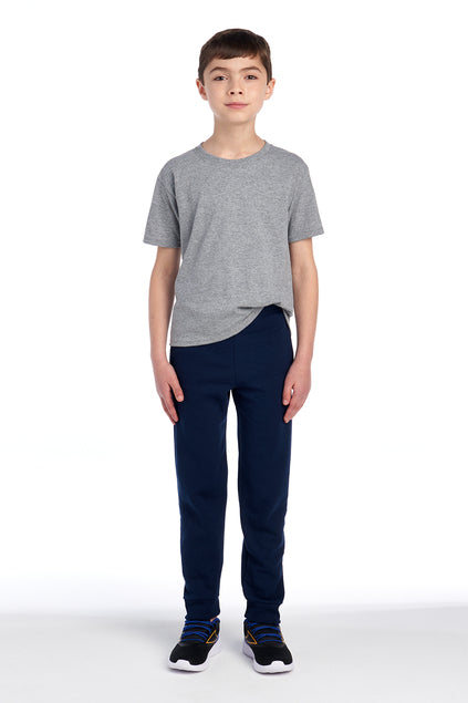 JERZEES Youth NuBlend Jogger Fleece Pants 975B