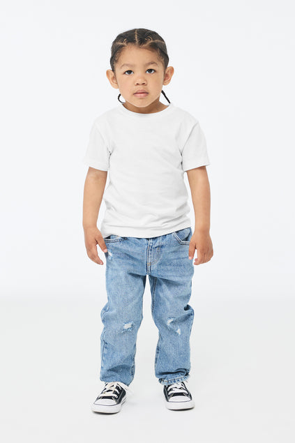 BELLA + CANVAS Toddler Short Sleeve Jersey Tee 2/2 BC3001T Youth Apparel Infant & Toddler