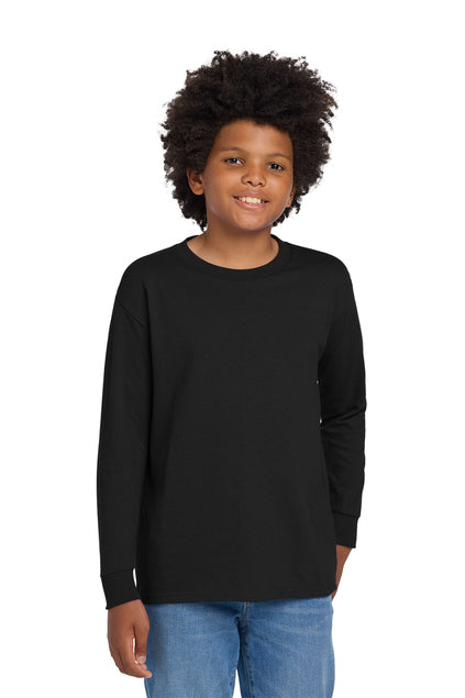 Gildan Youth Heavy Cotton 100% Cotton Long Sleeve T-Shirt 5400B