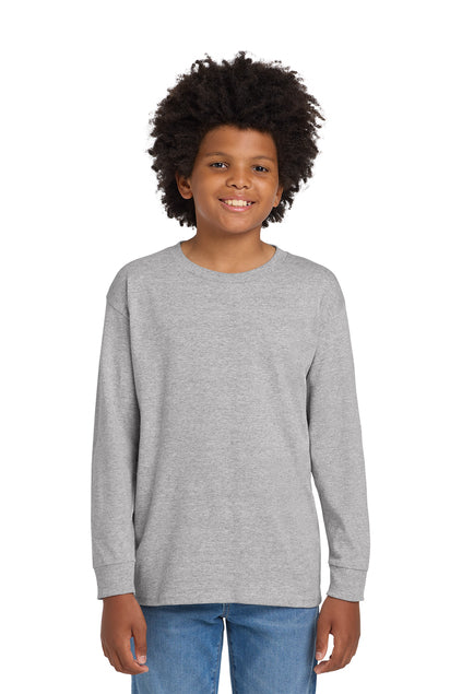 Gildan Youth Heavy Cotton 100% Cotton Long Sleeve T-Shirt 5400B