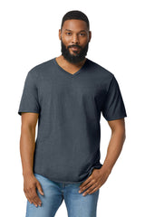 Gildan Men's Softstyle V-Neck T-Shirt. 64V00