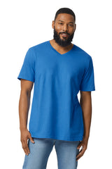 Gildan Men's Softstyle V-Neck T-Shirt. 64V00