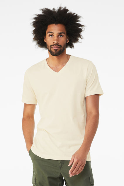 BELLA + CANVAS Men's Jersey Short Sleeve V-Neck Tee BC3005 1/2 Mens Apparel Shirts & Tops