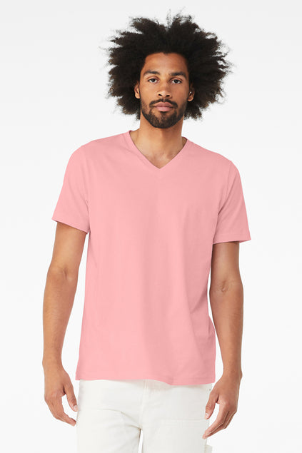 BELLA + CANVAS Men's Jersey Short Sleeve V-Neck Tee BC3005 1/2 Mens Apparel Shirts & Tops