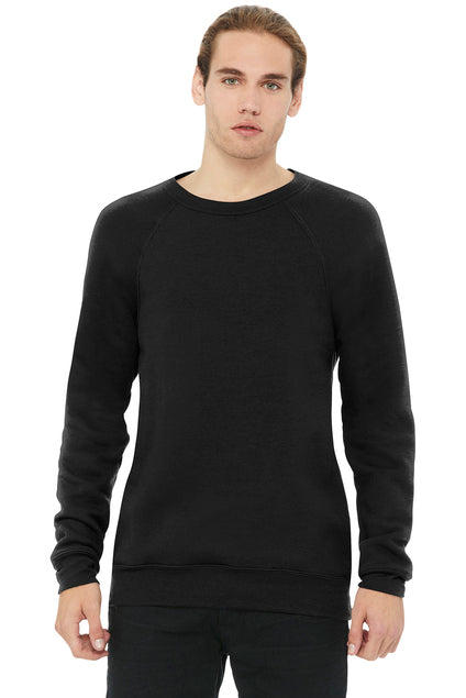 BELLA + CANVAS Unisex Sponge Fleece Raglan Sweatshirt BC3901 2/2 - Plus Mens Apparel Hoodies & Sweatshirts