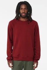 BELLA + CANVAS Unisex Sponge Fleece Raglan Sweatshirt BC3901 2/2 - Plus Mens Apparel Hoodies & Sweatshirts