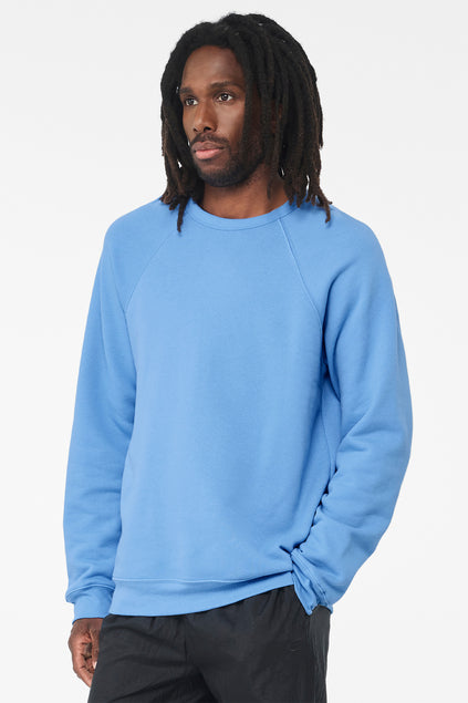 BELLA + CANVAS Unisex Sponge Fleece Raglan Sweatshirt BC3901 1/2 Mens Apparel Hoodies & Sweatshirts