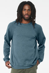 BELLA + CANVAS Unisex Sponge Fleece Raglan Sweatshirt BC3901 2/2 - Plus Mens Apparel Hoodies & Sweatshirts