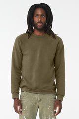 BELLA + CANVAS Unisex Sponge Fleece Raglan Sweatshirt BC3901 1/2 Mens Apparel Hoodies & Sweatshirts