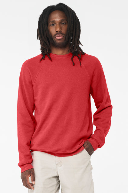 BELLA + CANVAS Unisex Sponge Fleece Raglan Sweatshirt BC3901 1/2 Mens Apparel Hoodies & Sweatshirts