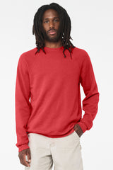 BELLA + CANVAS Unisex Sponge Fleece Raglan Sweatshirt BC3901 1/2 Mens Apparel Hoodies & Sweatshirts