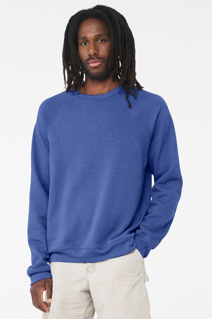 BELLA + CANVAS Unisex Sponge Fleece Raglan Sweatshirt BC3901 1/2 Mens Apparel Hoodies & Sweatshirts