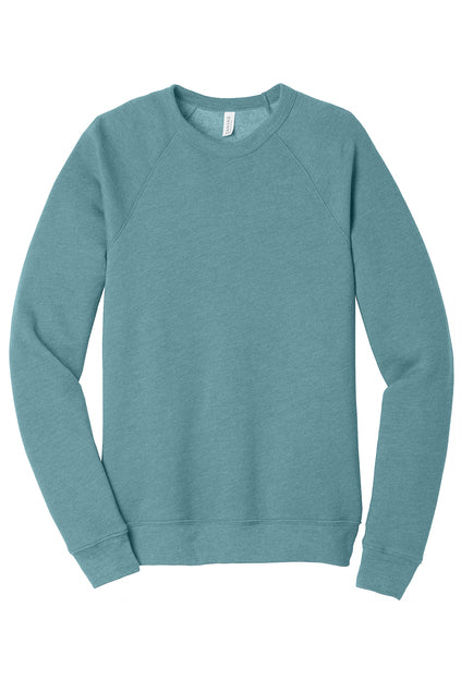 BELLA + CANVAS Unisex Sponge Fleece Raglan Sweatshirt BC3901 1/2 Mens Apparel Hoodies & Sweatshirts