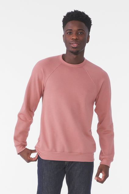 BELLA + CANVAS Unisex Sponge Fleece Raglan Sweatshirt BC3901 1/2 Mens Apparel Hoodies & Sweatshirts