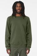 BELLA + CANVAS Unisex Sponge Fleece Raglan Sweatshirt BC3901 2/2 - Plus Mens Apparel Hoodies & Sweatshirts