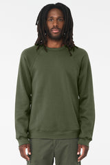 BELLA + CANVAS Unisex Sponge Fleece Raglan Sweatshirt BC3901 2/2 - Plus Mens Apparel Hoodies & Sweatshirts