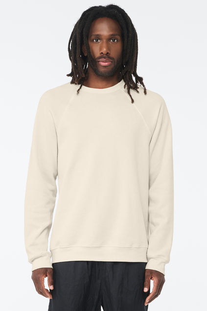 BELLA + CANVAS Unisex Sponge Fleece Raglan Sweatshirt BC3901 1/2 Mens Apparel Hoodies & Sweatshirts