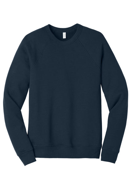 BELLA + CANVAS Unisex Sponge Fleece Raglan Sweatshirt BC3901 1/2 Mens Apparel Hoodies & Sweatshirts