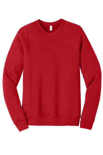 BELLA + CANVAS Unisex Sponge Fleece Raglan Sweatshirt BC3901 1/2 Mens Apparel Hoodies & Sweatshirts
