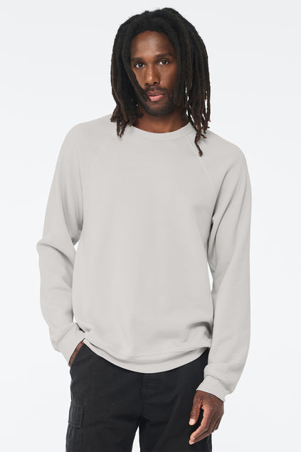 BELLA + CANVAS Unisex Sponge Fleece Raglan Sweatshirt BC3901 1/2 Mens Apparel Hoodies & Sweatshirts