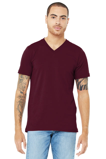 BELLA + CANVAS Men's Jersey Short Sleeve V-Neck Tee BC3005 1/2 Mens Apparel Shirts & Tops