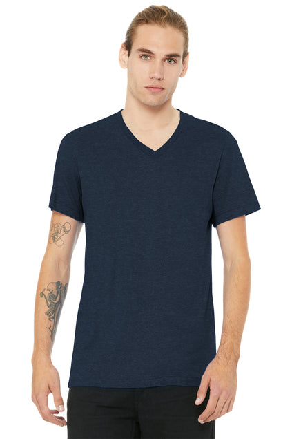BELLA + CANVAS Unisex Heather CVC V-Neck Tee BC3005CVC Mens Apparel Shirts & Tops