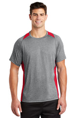Sport-Tek Men's Heather Colorblock Contender Tee