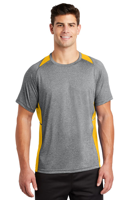 Sport-Tek Men's Heather Colorblock Contender Tee