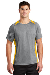 Sport-Tek Men's Heather Colorblock Contender Tee