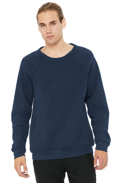 BELLA + CANVAS Unisex Sponge Fleece Raglan Sweatshirt BC3901 1/2 Mens Apparel Hoodies & Sweatshirts