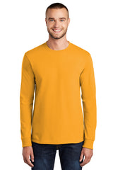 Port & Company Men's Long Sleeve Essential Tee. PC61LS Mens Apparel Shirts & Tops