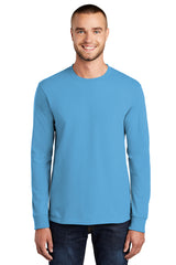 Port & Company Men's Long Sleeve Essential Tee. PC61LS Mens Apparel Shirts & Tops