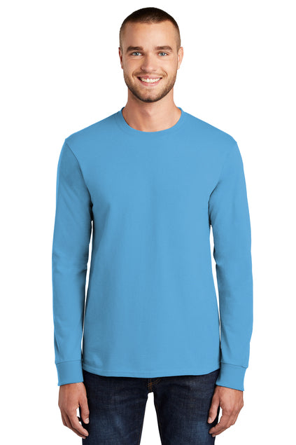 Port & Company Men's Long Sleeve Essential Tee. PC61LS Mens Apparel Shirts & Tops