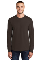Port & Company Men's Long Sleeve Essential Tee. PC61LS Mens Apparel Shirts & Tops
