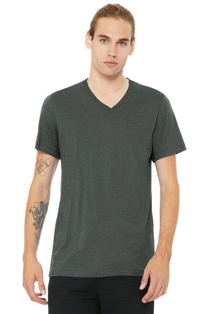 BELLA + CANVAS Unisex Heather CVC V-Neck Tee BC3005CVC Mens Apparel Shirts & Tops
