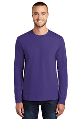 Port & Company Men's Long Sleeve Essential Tee. PC61LS Mens Apparel Shirts & Tops