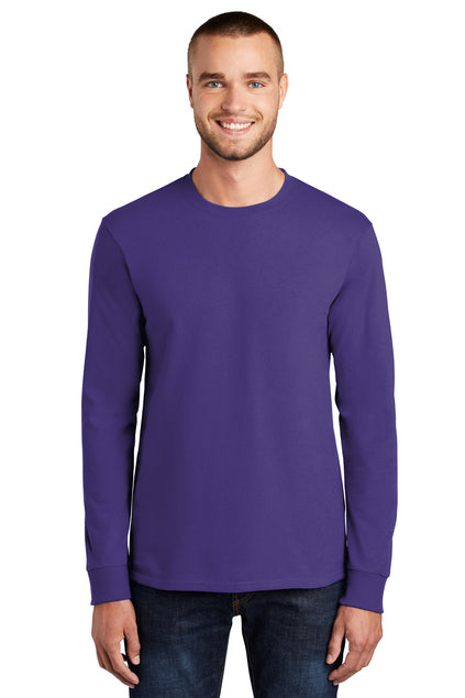 Port & Company Men's Long Sleeve Essential Tee. PC61LS Mens Apparel Shirts & Tops