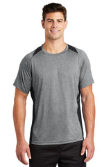 Sport-Tek Men's Heather Colorblock Contender Tee