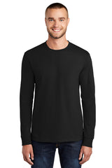 Port & Company Men's Long Sleeve Essential Tee. PC61LS Mens Apparel Shirts & Tops