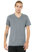 BELLA + CANVAS Unisex Heather CVC V-Neck Tee BC3005CVC Mens Apparel Shirts & Tops