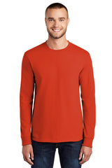 Port & Company Men's Long Sleeve Essential Tee. PC61LS Mens Apparel Shirts & Tops
