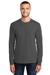 Port & Company Men's Long Sleeve Essential Tee. PC61LS Mens Apparel Shirts & Tops