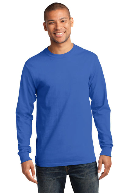 Port & Company Men's Long Sleeve Essential Tee. PC61LS Mens Apparel Shirts & Tops