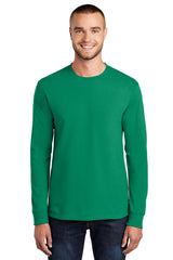 Port & Company Men's Long Sleeve Essential Tee. PC61LS Mens Apparel Shirts & Tops